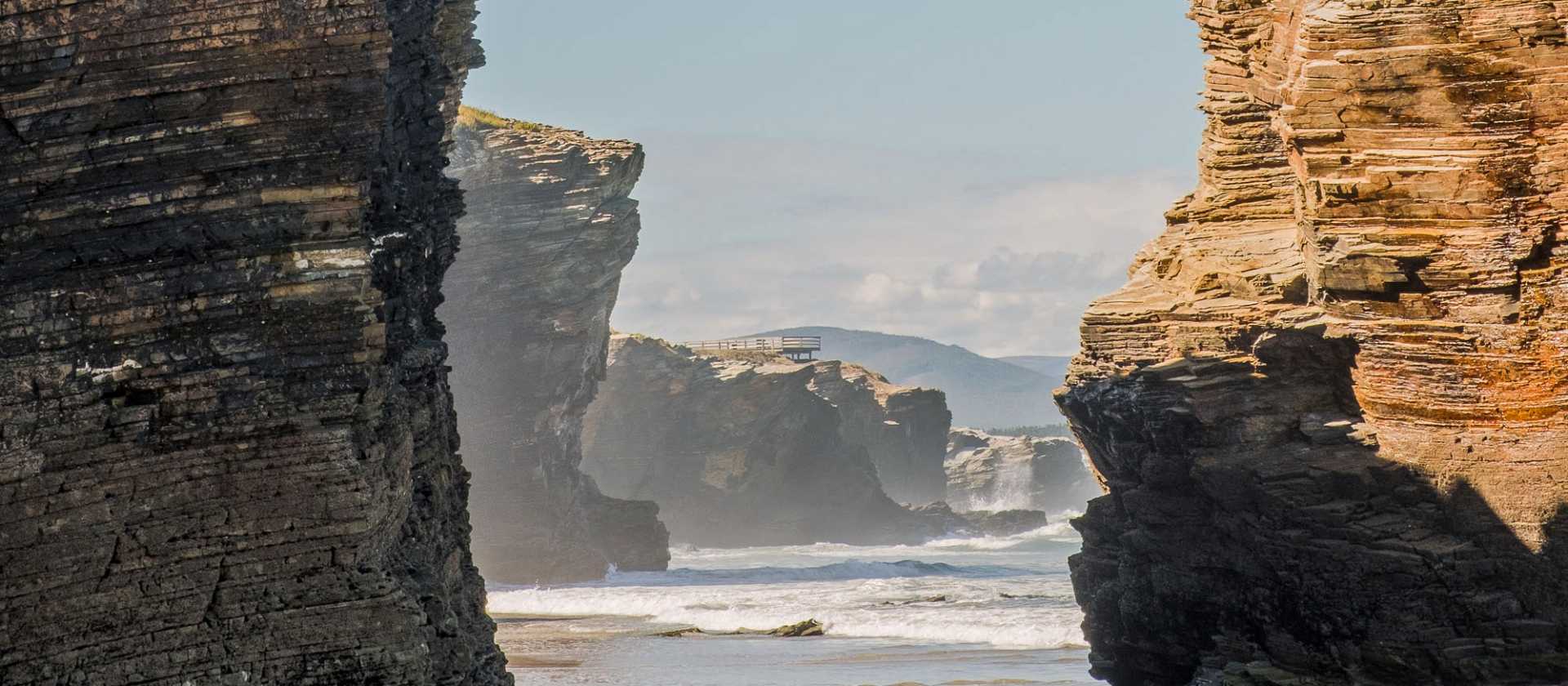 Cathedral's beach in Ribadeo is one of the most-visited places in Galicia | Mediocre Studio