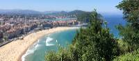 Looking over San Sebastian from the Camino Norte | Jaclyn Lofts