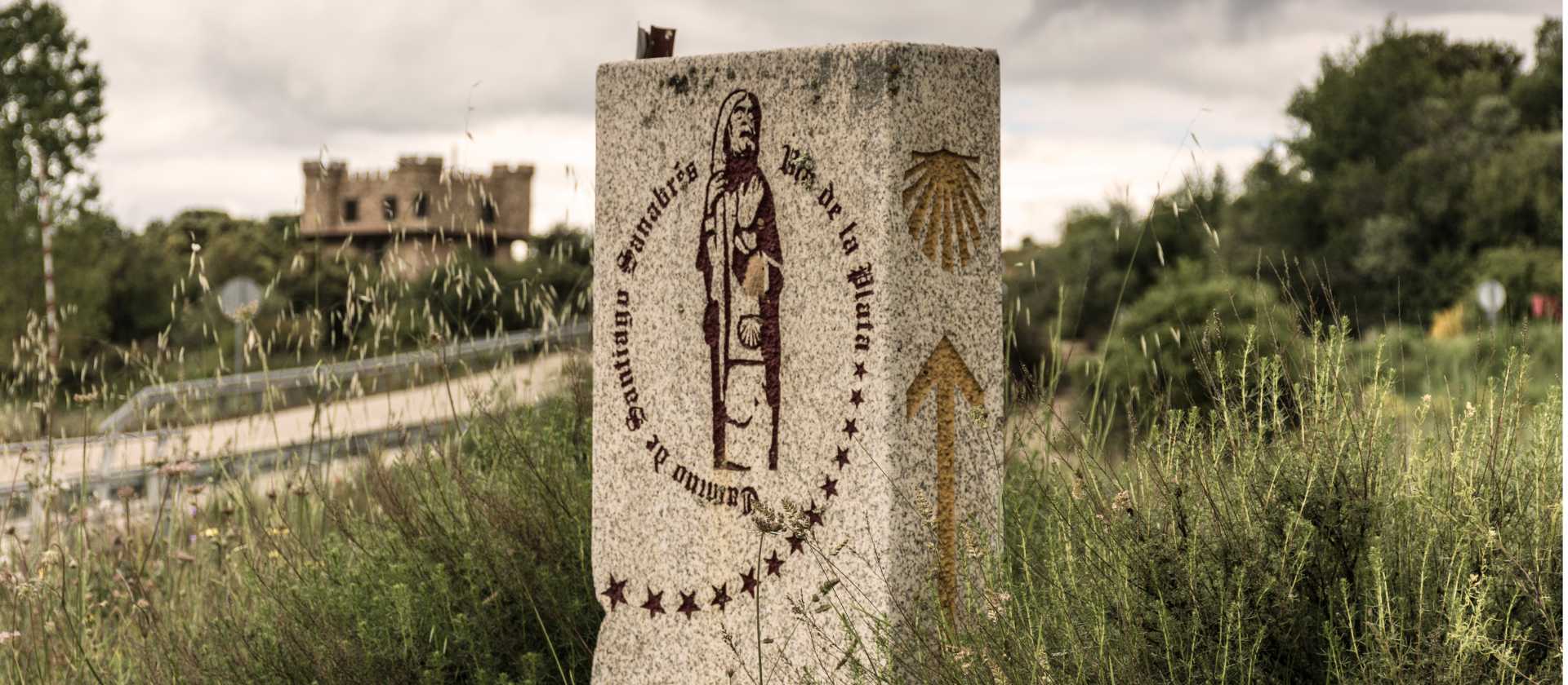 Sign on the Camino Sanabres: the Silver Route