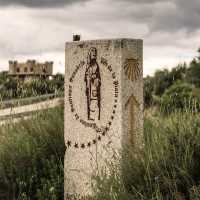 Sign on the Camino Sanabres: the Silver Route