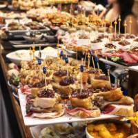 Delicious pintxos in Spain