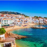 The laidback beach town of Calella de Palafrugell in Catalonia