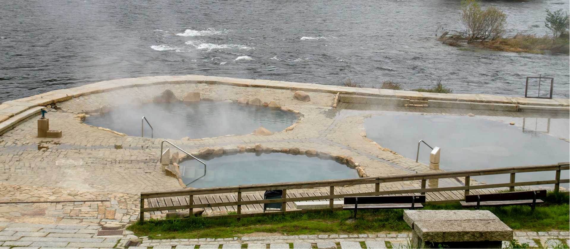 Hot springs on the Camino Sanabres