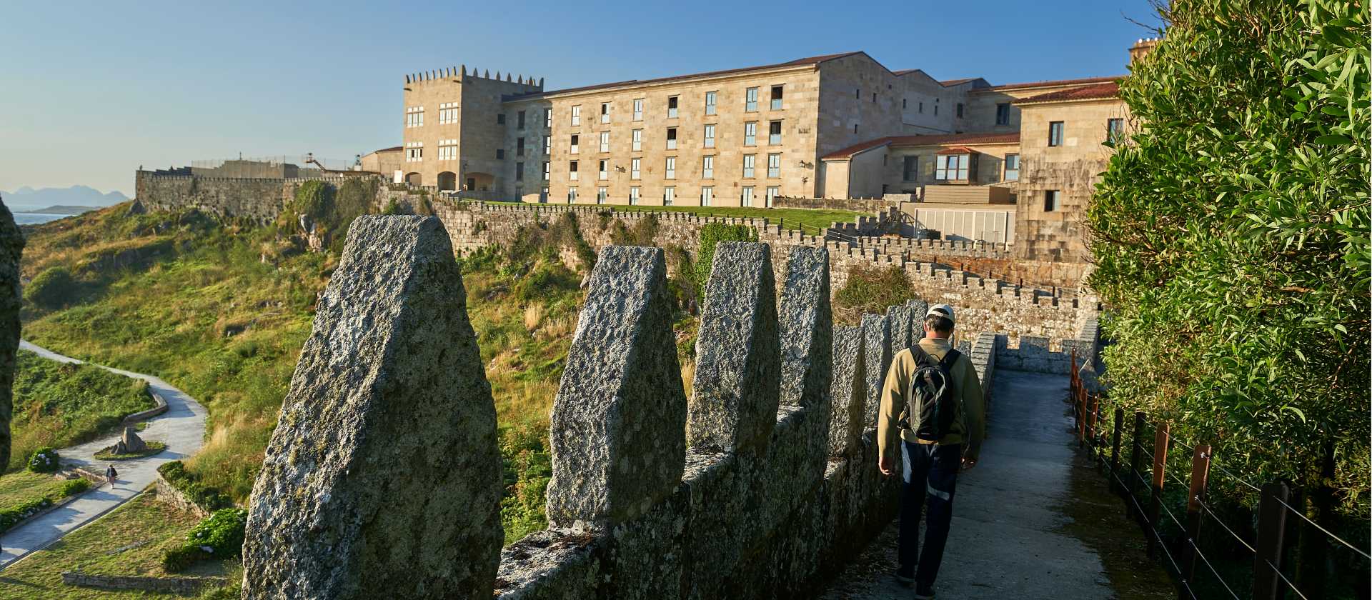 Explore the Monterreal fortress in Baiona