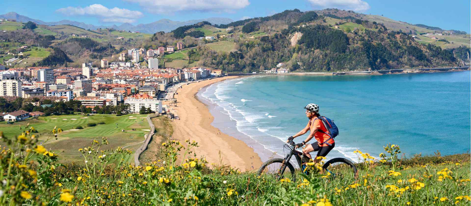 Cycling along the Camino Norte in Spain