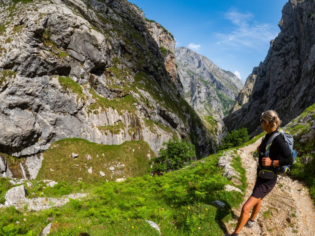 Explore the mountains of the Picos de Europa in Spain.