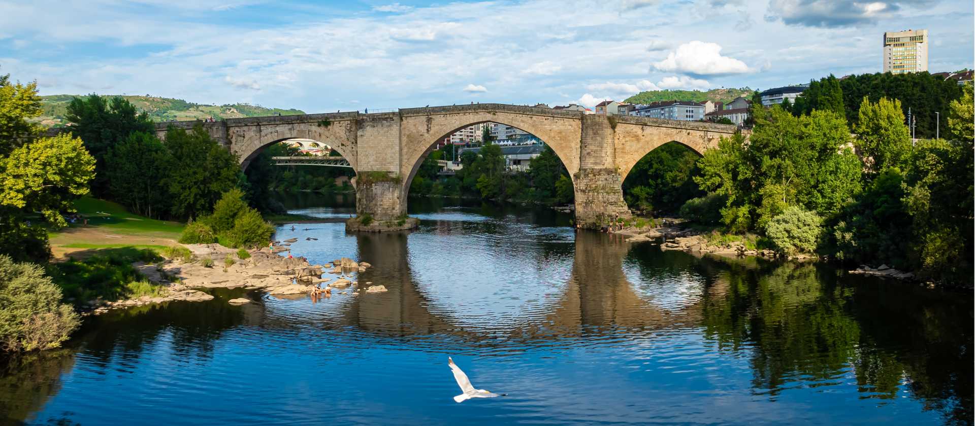 The Ourense bridge on the Camino Sanabres