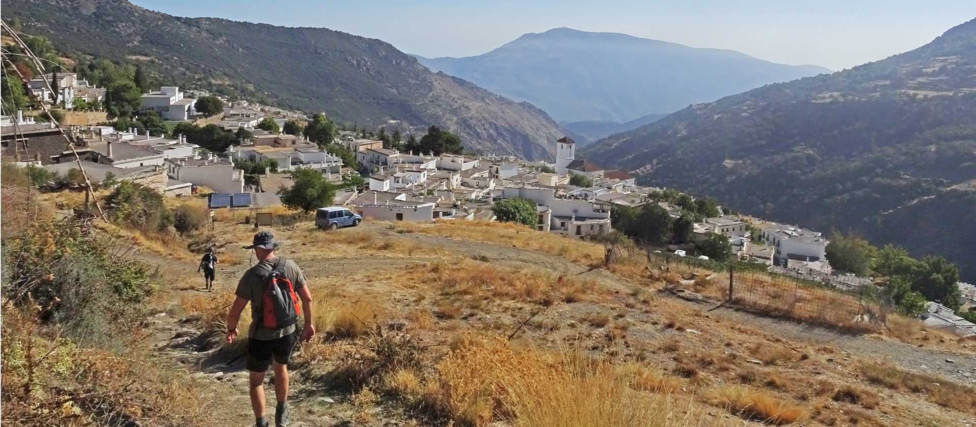 Hiking in the Alpujarra Valley in Spain