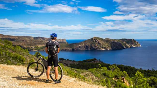 Cycling the Costa Brava coast in Catalonia