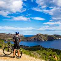 Cycling the Costa Brava coast in Catalonia