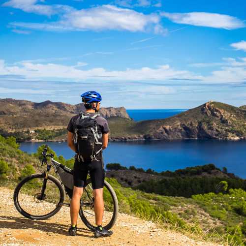 Cycling the Costa Brava coast in Catalonia