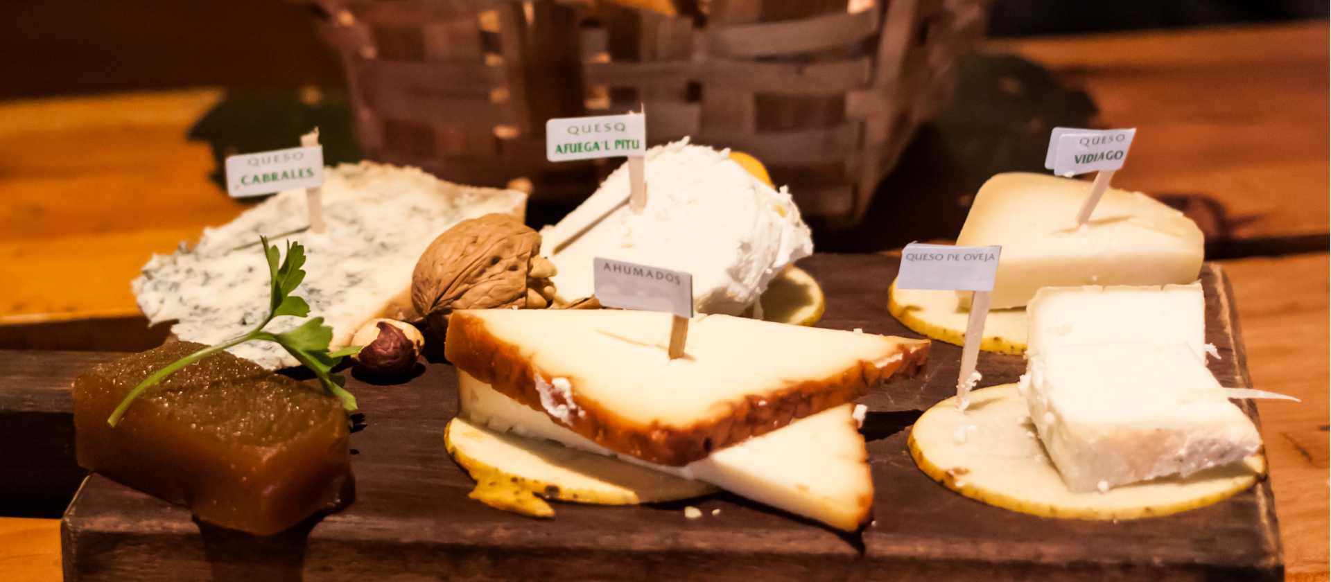 Cheese tasting board
