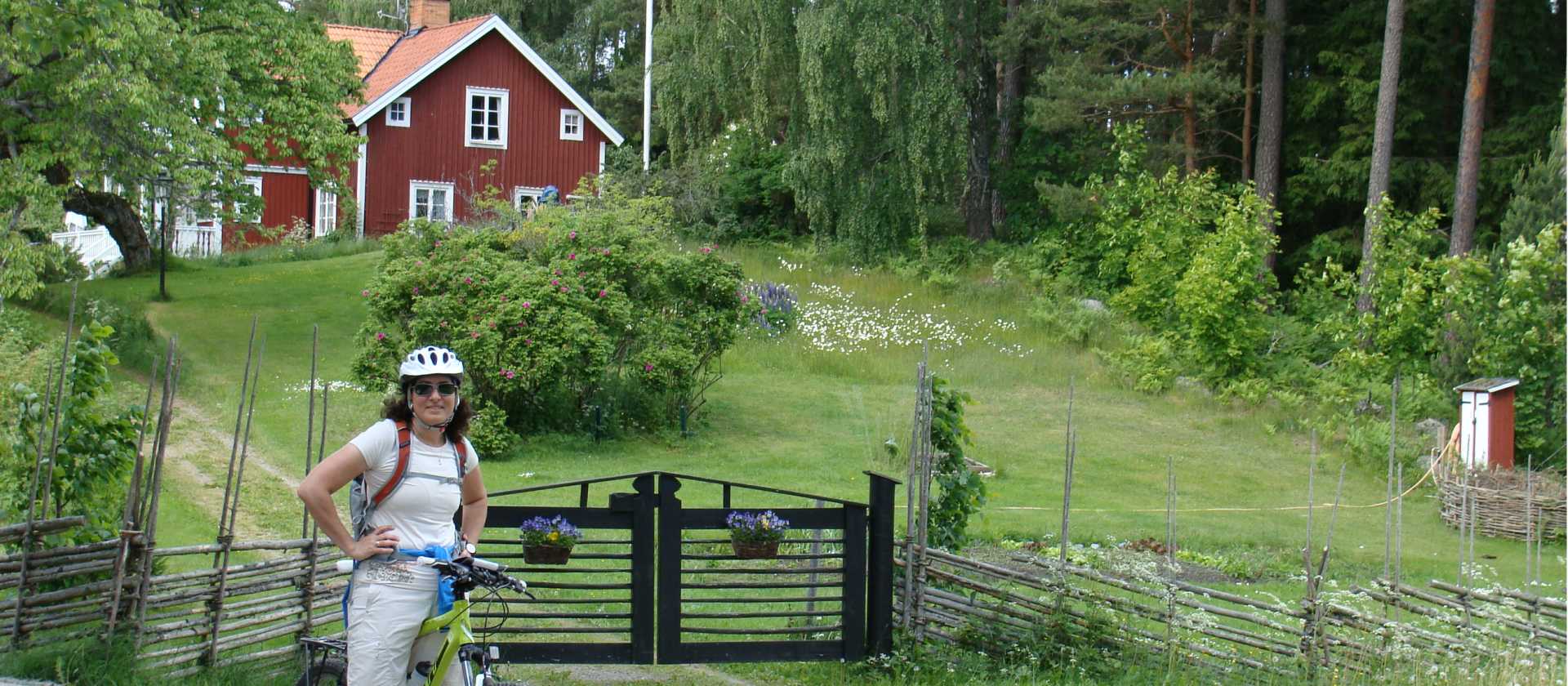 Cycling through countryside near Trosa, Sweden. | Joanna Adam