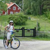 Cycling through countryside near Trosa, Sweden. | Joanna Adam