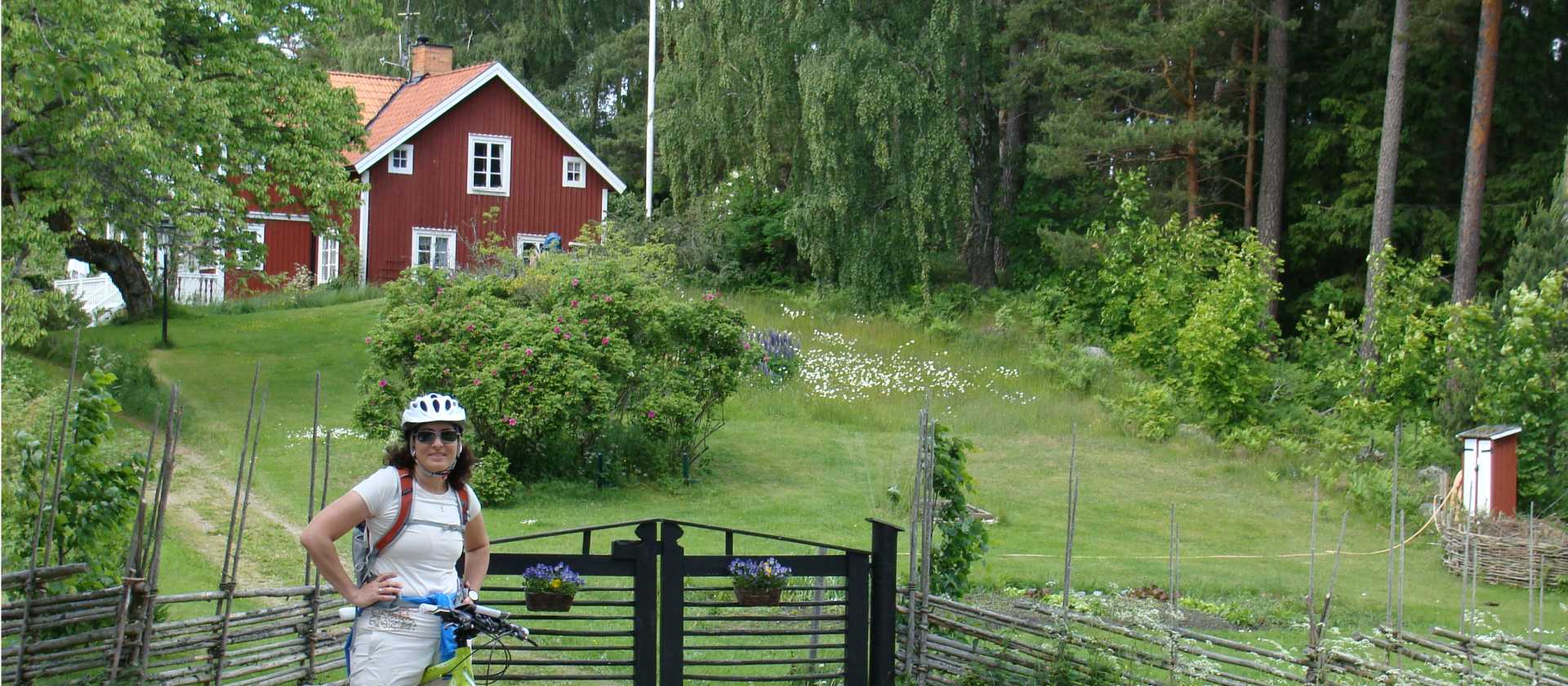 Cycling through countryside near Trosa, Sweden. | Joanna Adam