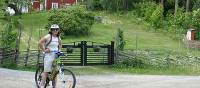 Cycling through countryside near Trosa, Sweden. | Joanna Adam