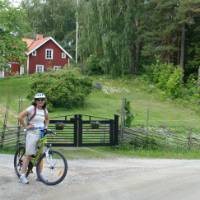 Cycling through countryside near Trosa, Sweden. | Joanna Adam