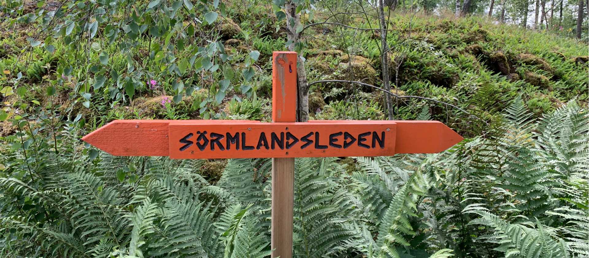 Signage on the Sörmland Trail