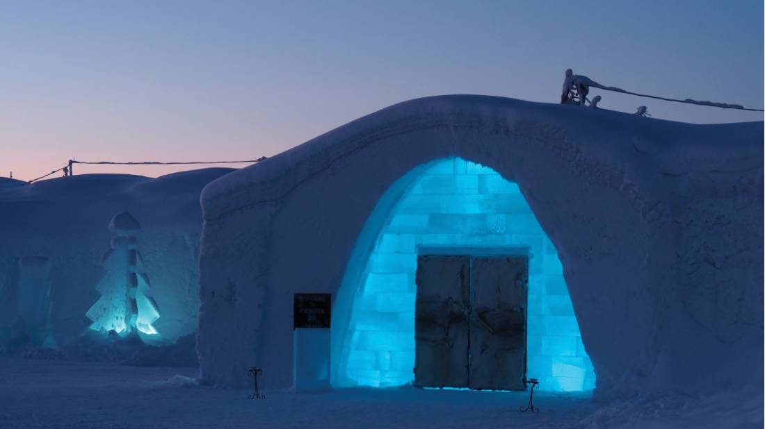 Views of the rooms Ice Hotel Sweden |  <i>Robyn Lyons</i>