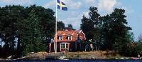 Traditional house in archipelago