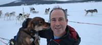 get affectionate with the dogs on a dogsled adventure in Lapland |  <i>Kate Baker</i>