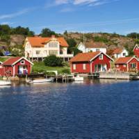 Summer houses in the Swedish archipelago