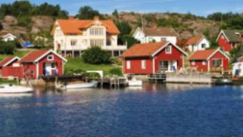 Summer houses in the Swedish archipelago