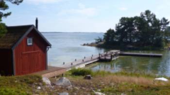 One of the many islands in the archipelago off Stockholm