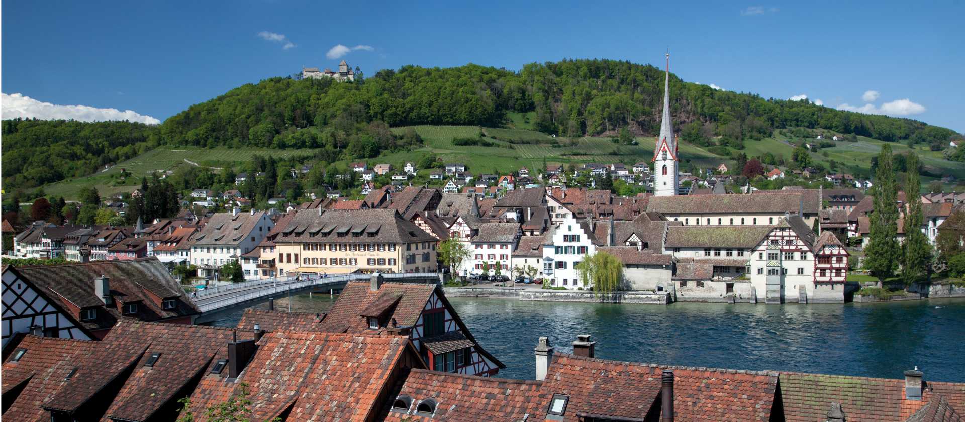 Stein am Rhein on the Swiss side of Lake Constance