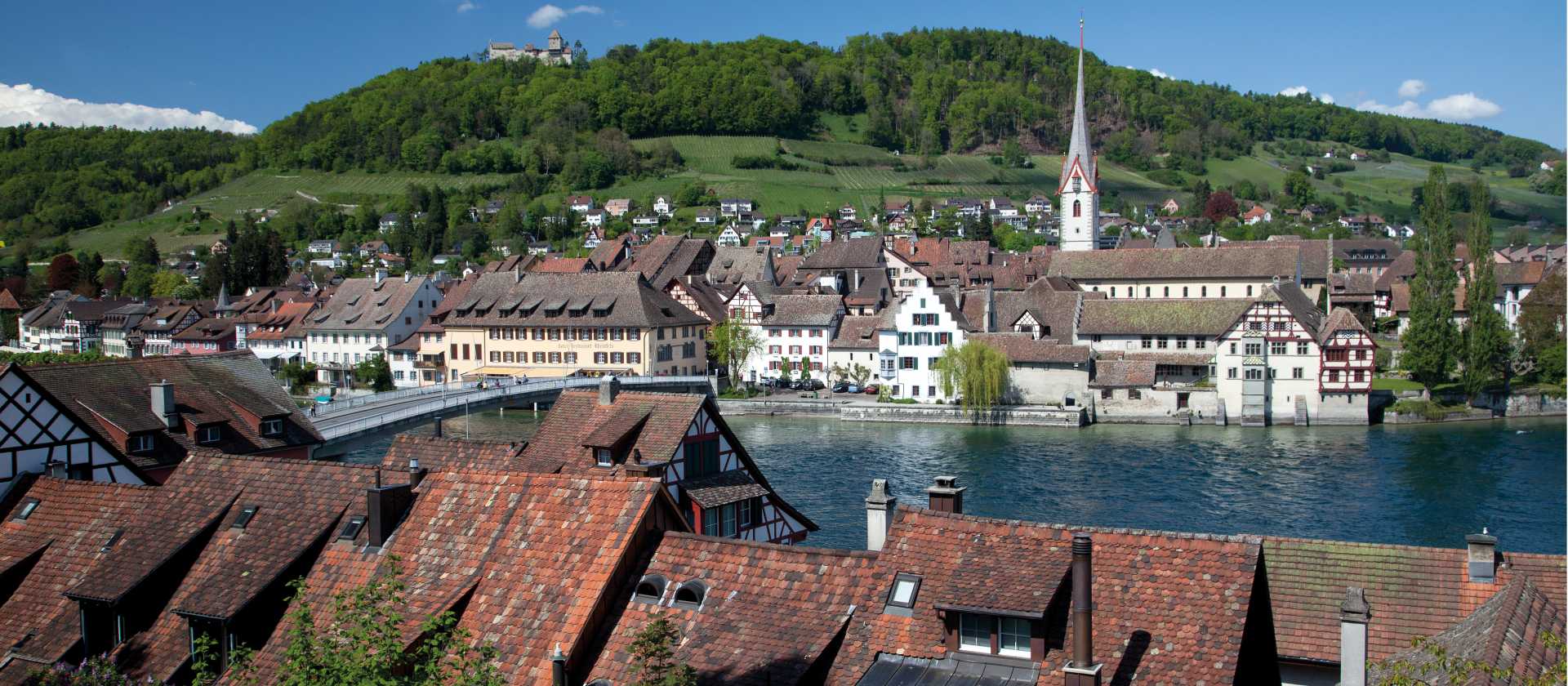 Stein am Rhein on the Swiss side of Lake Constance