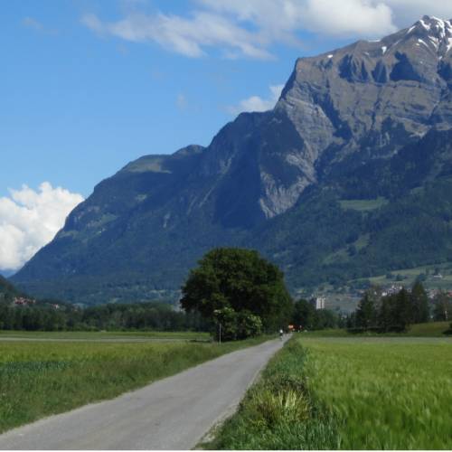 Cycle trail in Switzerland