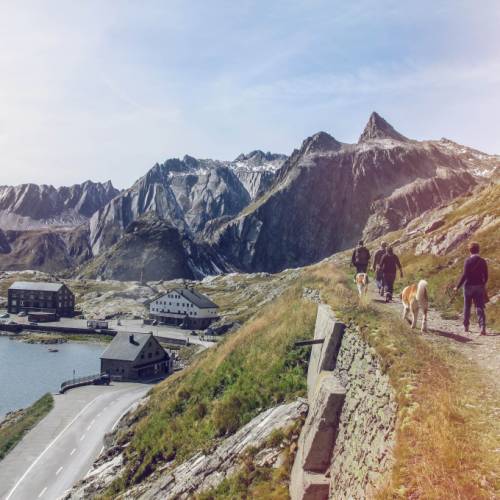 Walking the Francigena Way in Switzerland to the infamous Great St Bernard Pass on the border of Italy