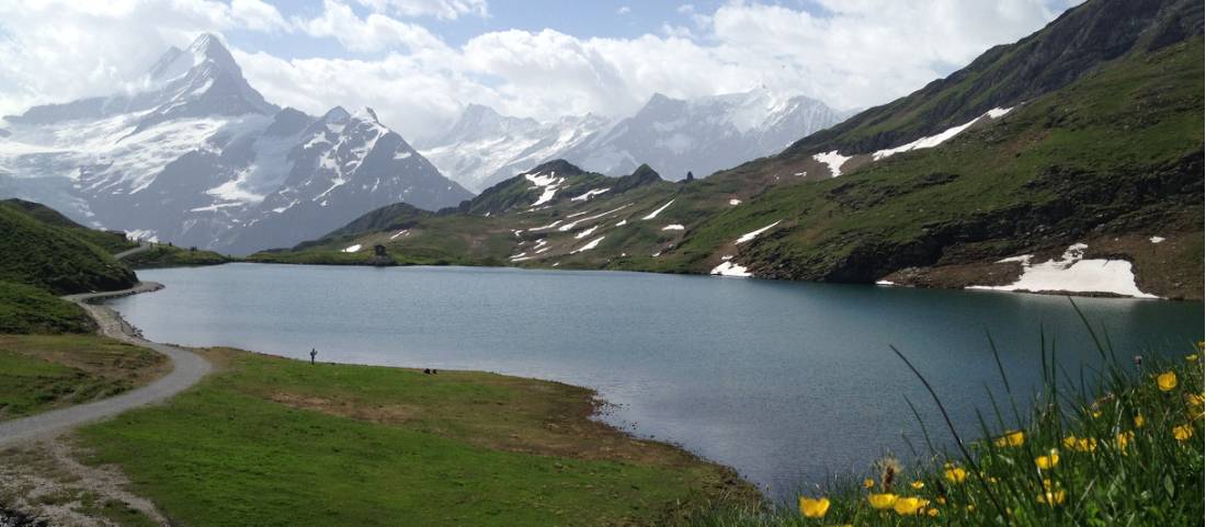 The stunning Lake Bachalpsee above Grindelwald |  <i>kate Baker</i>