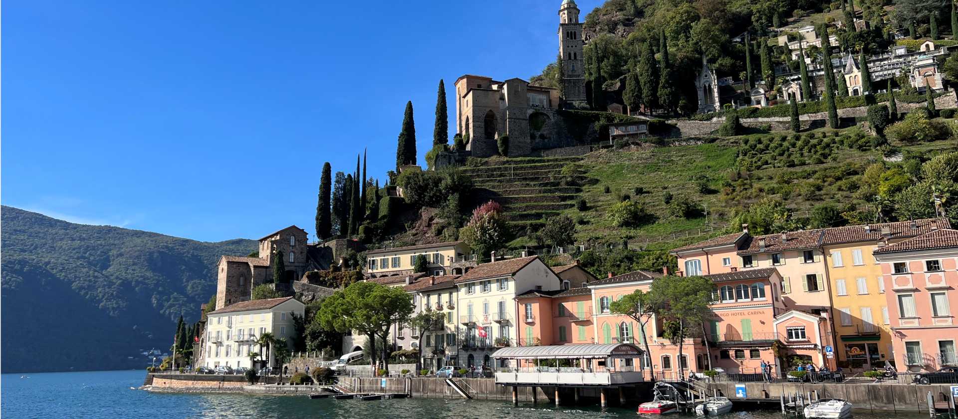 Morcote on Lake Lugano