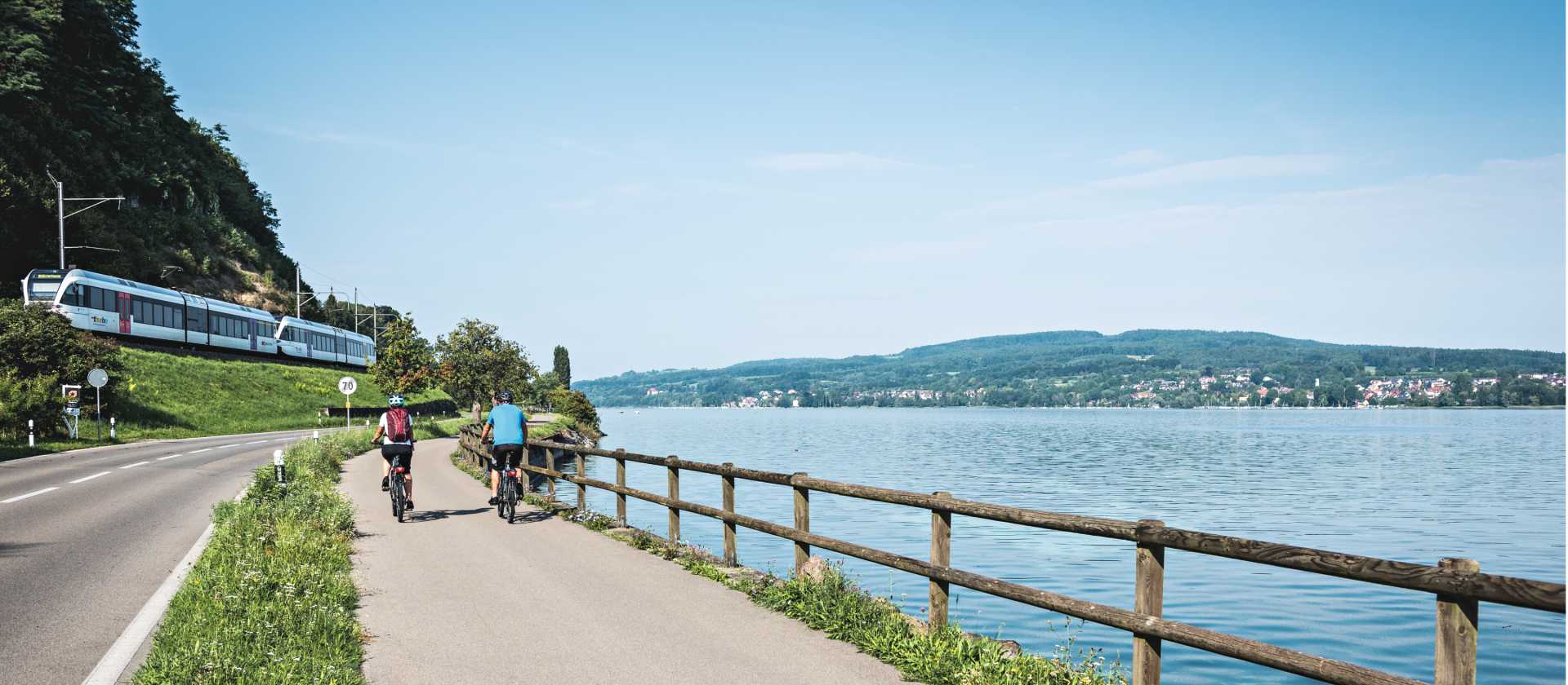 Cycling around Lake Constance