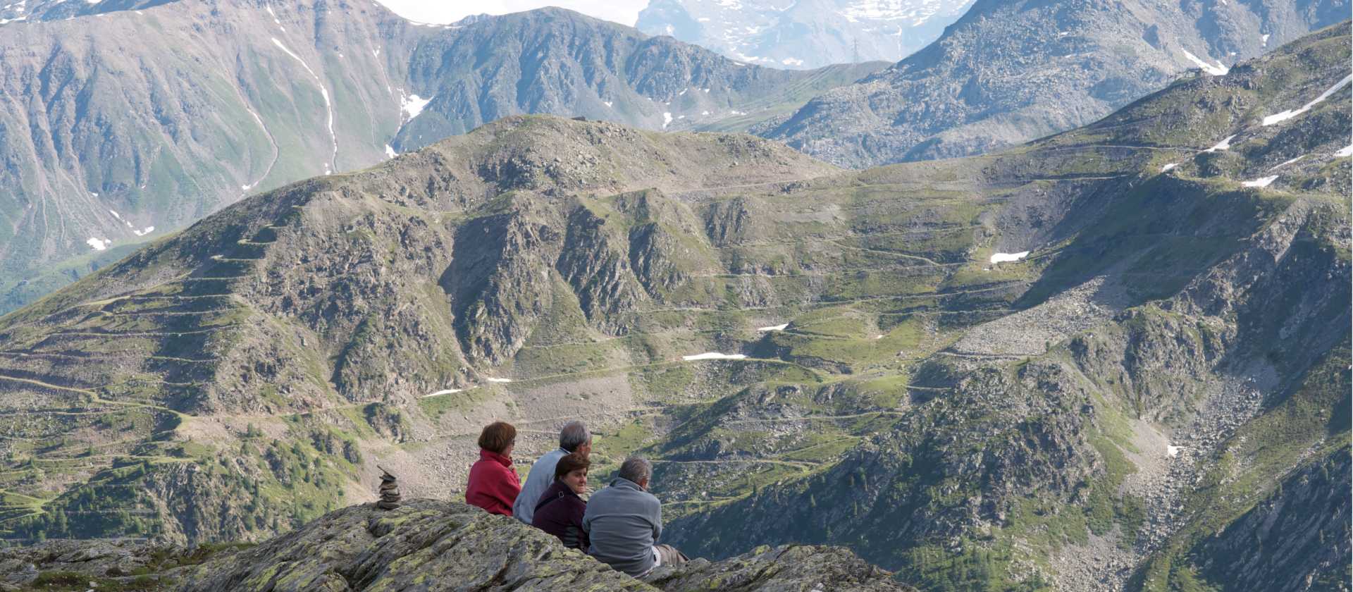 Hikers on the St Bernard pass | Kate Baker