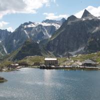 The delightful setting of the St Bernard Pass | Kate Baker