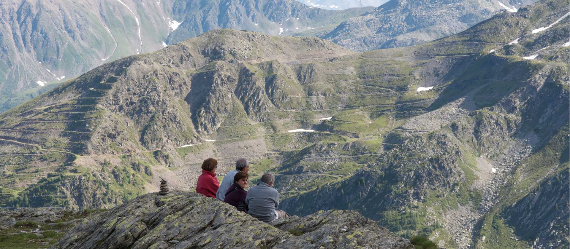Hikers on the St Bernard pass | Kate Baker