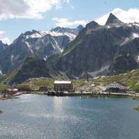 The delightful setting of the St Bernard Pass | Kate Baker