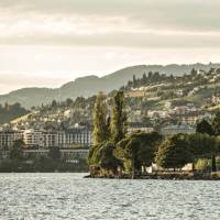 Montreux on lake Geneva