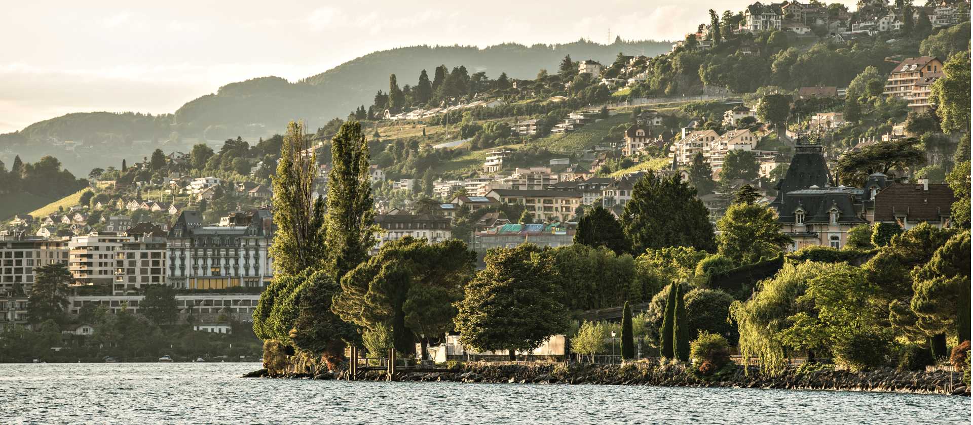 Montreux on lake Geneva