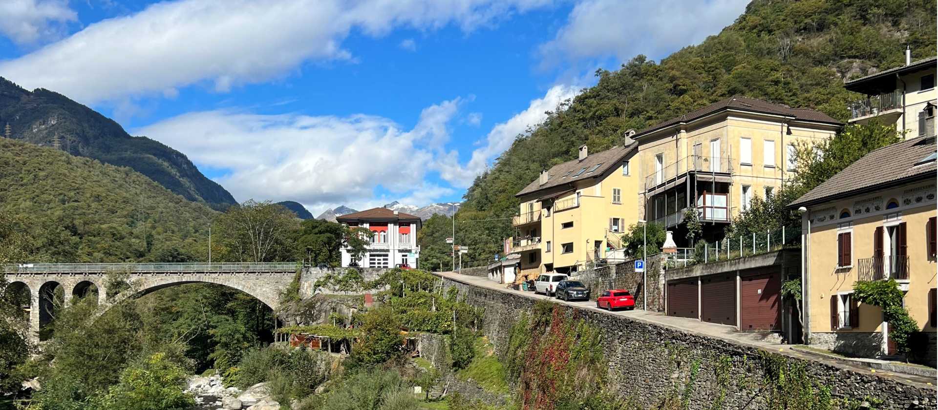 Villages enroute to Bellinzona