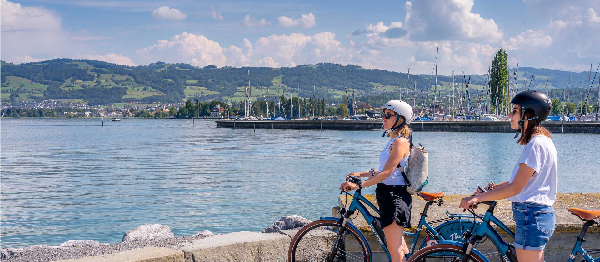 Cycling the Via Rhona bike path in Switzerland