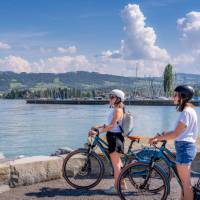 Cycling the Via Rhona bike path in Switzerland