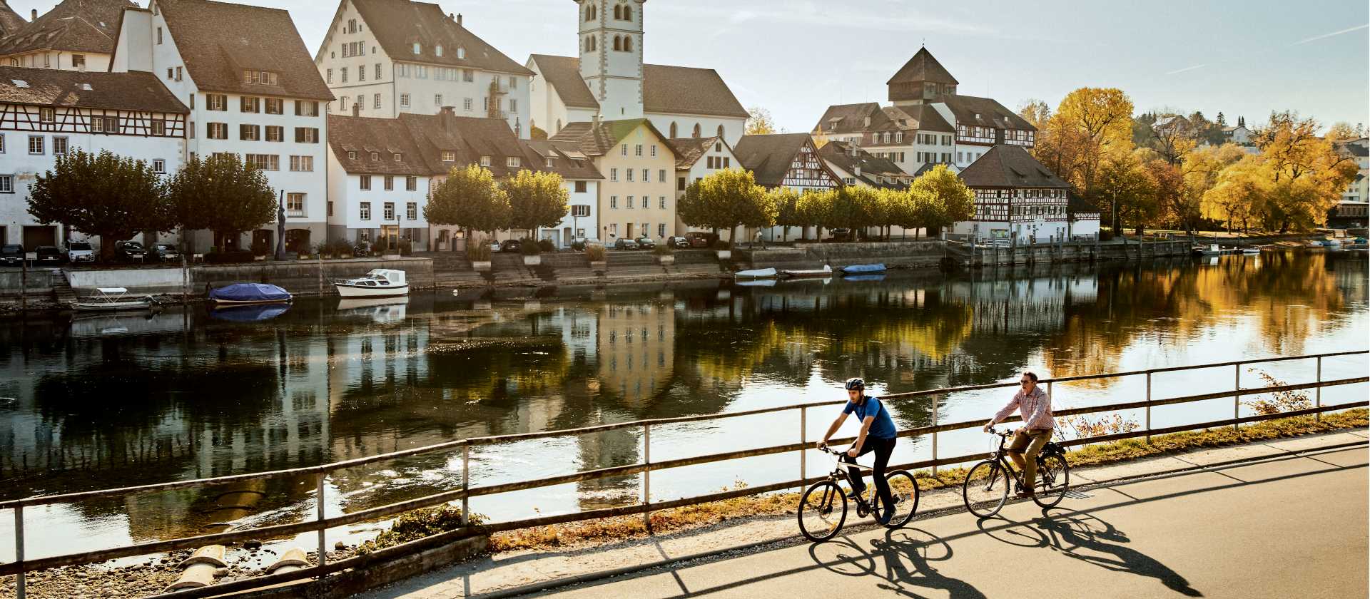 Cycling the Via Rhona bike path in Switzerland