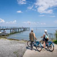 Cycling the Via Rhona bike path in Switzerland