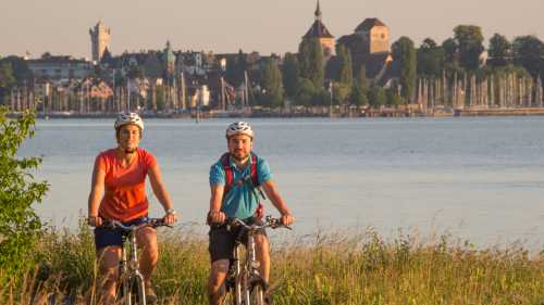 Cycling the Via Rhona bike path in Switzerland