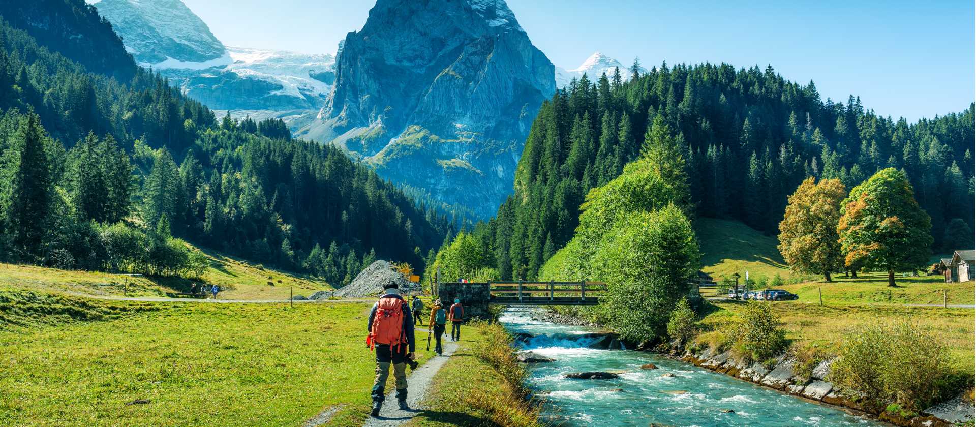 Hiking in the Bernese Oberland, Switzerland