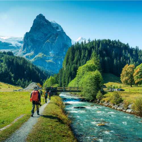Hiking in the Bernese Oberland, Switzerland