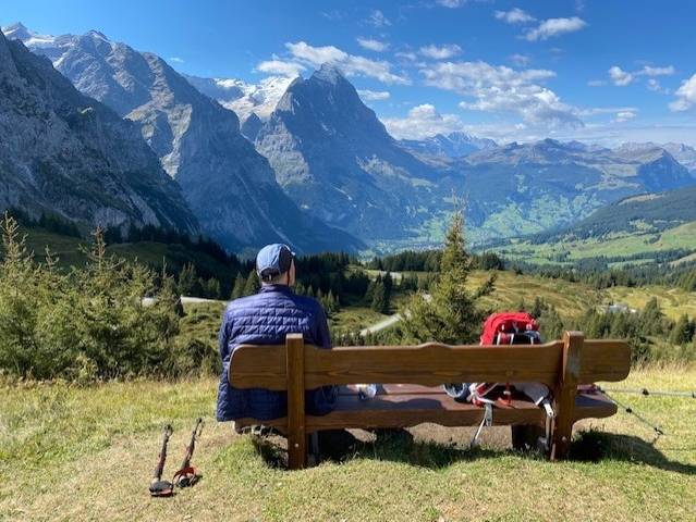 A spectacular place to rest on Switzerland's Via Alpine hike |  <i>Carlyn Roedell</i>